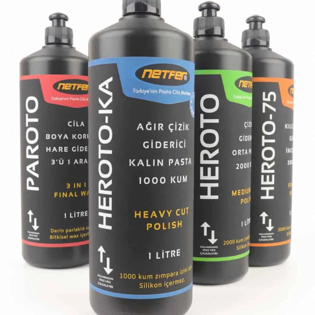 Netfer boya çizik alıcı pasta cila