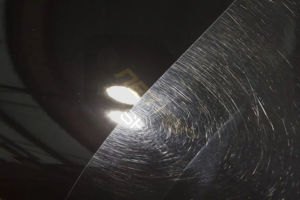 Çizik giderme öncesi sonrası kıyaslama