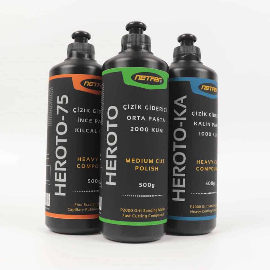 Netfer oto çizik giderici pasta çeşitleri Netfer oto çizik giderici pasta çeşitleri