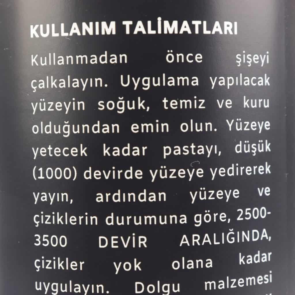 Pasta Cila Seçimi Nasıl Yapılmalı? 3 Netfer ürün kullanım talimatları