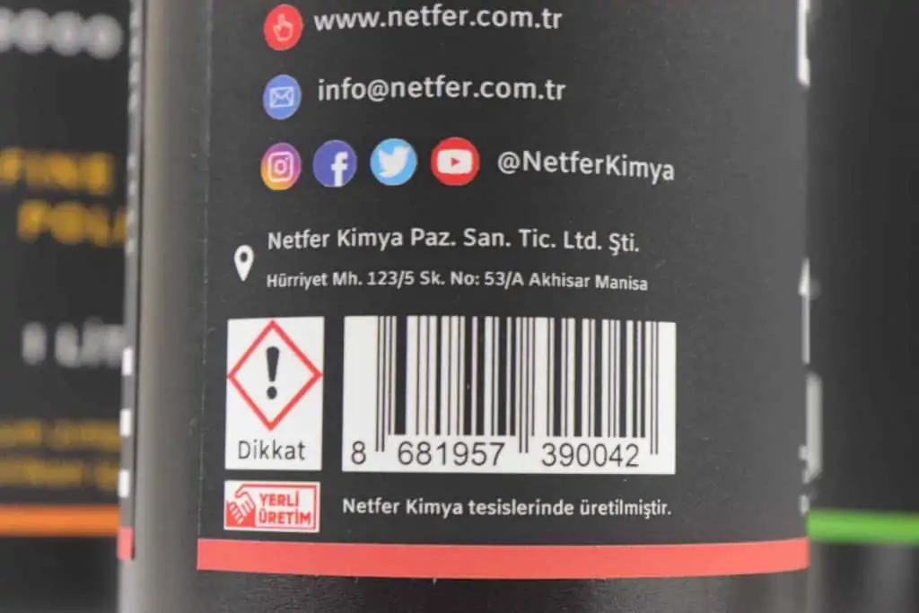 Netfer yerli üretim Türk malı pasta cila Netfer yerli üretim Türk malı pasta cila