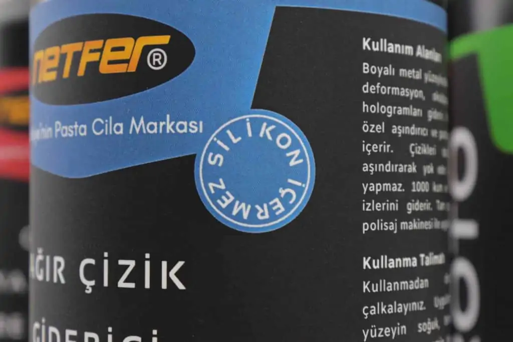 Netfer kalın pasta cila seti silikon içermez Netfer kalın pasta cila seti silikon içermez