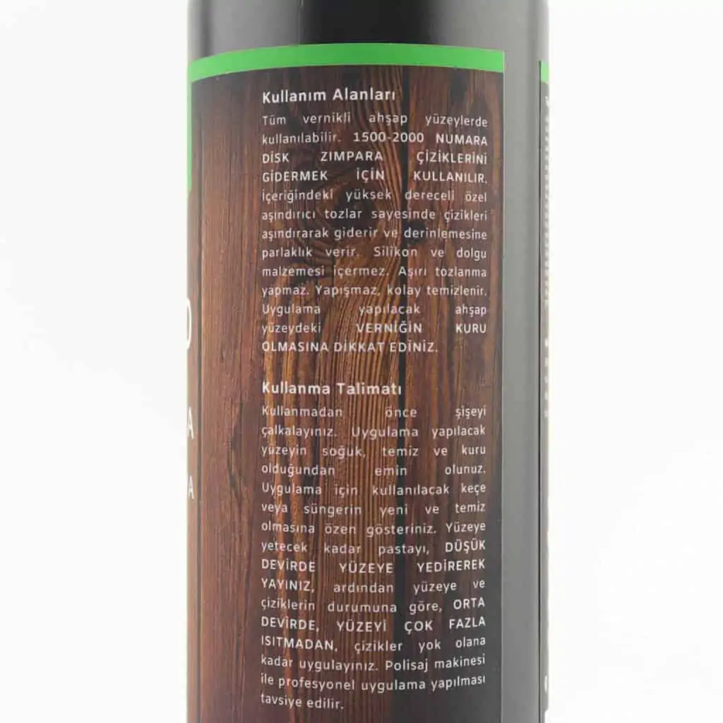 Mobilya orta çizik alıcı ahşap pastası