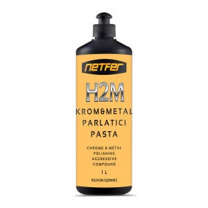 Netfer H2M Krom ve Metal Parlatıcı Pasta - 1 L 1 Netfer H2M Kromaj Paslanmaz Çelik ve Metal Parlatıcı Pasta