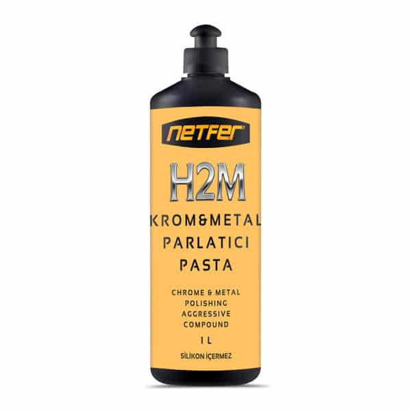 Netfer H2M Kromaj Paslanmaz Çelik ve Metal Parlatıcı Pasta