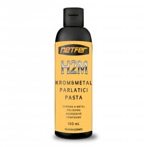 Netfer H2M Metal ve Krom Parlatıcı Pasta – 100 mL