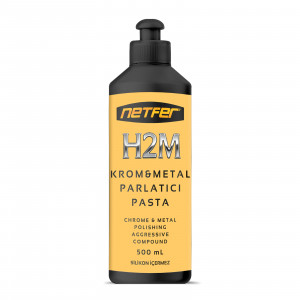 Netfer H2M Krom ve Metal Parlatma Pastası – 500 mL