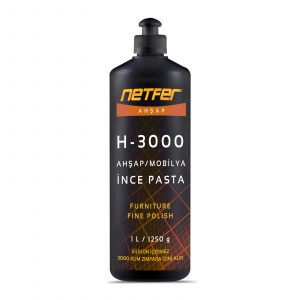 Netfer 4'lü Ahşap Pasta Cila Set - 4x1 L 3 Netfer H-3000 ahşap kılcal çizik giderici