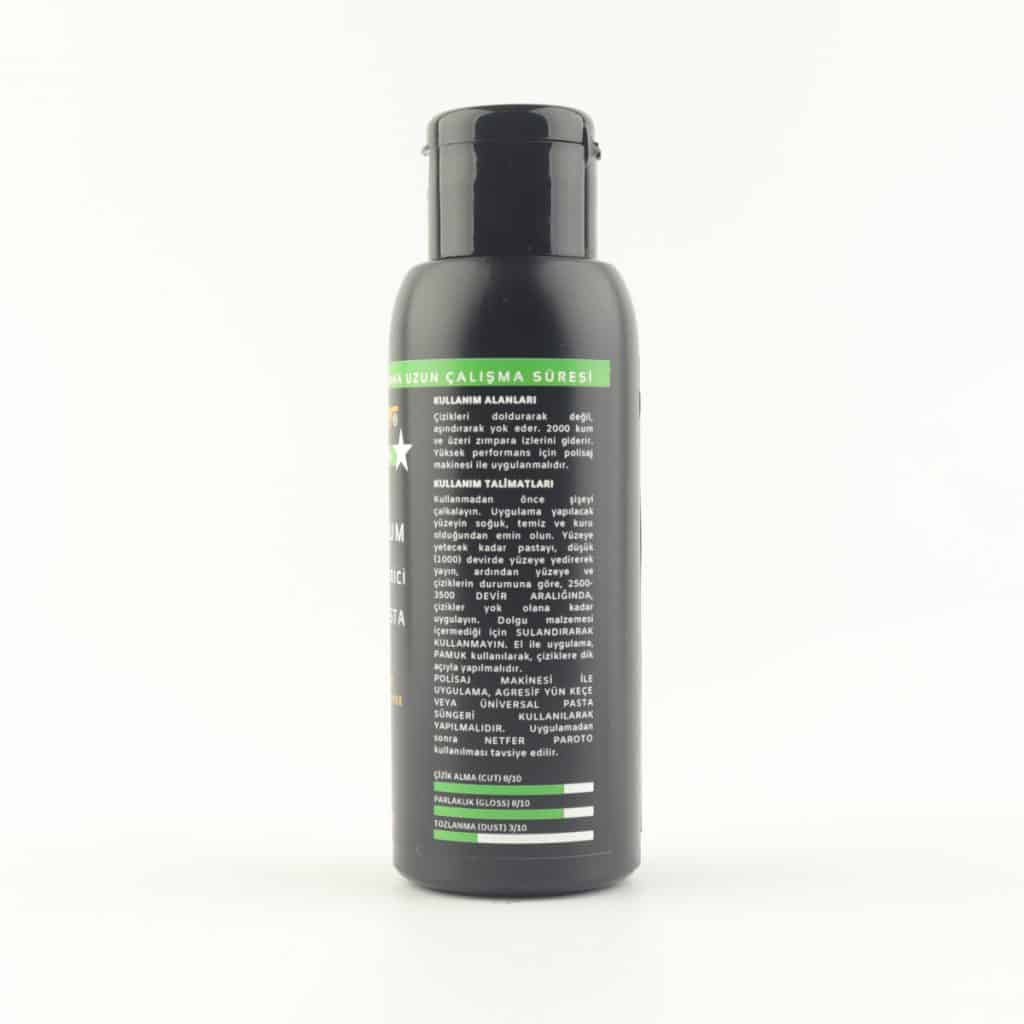 Netfer 4'lü Araç Pasta Cila Seti - 4x100 mL 21 Netfer Heroto orta çizik giderici otomobil pastası
