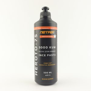 Netfer Heroto-75 Kılcal Çizik Giderme Pastası Koli - 20x500 mL 2 Netfer Heroto-75 3000 kum hare giderici ince pastası