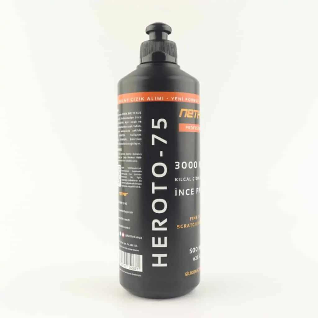Netfer 4'lü Oto Pasta Cila Seti - 4x500 mL 13 Netfer Heroto-75 araba hare giderici ince pastası
