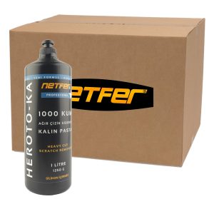 Netfer Heroto-KA Derin Çizik Giderici Pasta Koli - 12x1 L 1 Netfer 1000 kum kalın boyacı pastası toptan