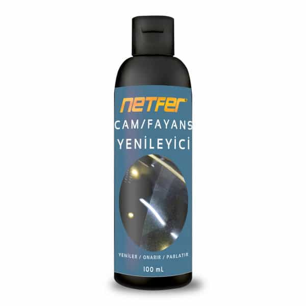 Netfer fayans ve cam yenileyici parlatır ve koruma sağlar