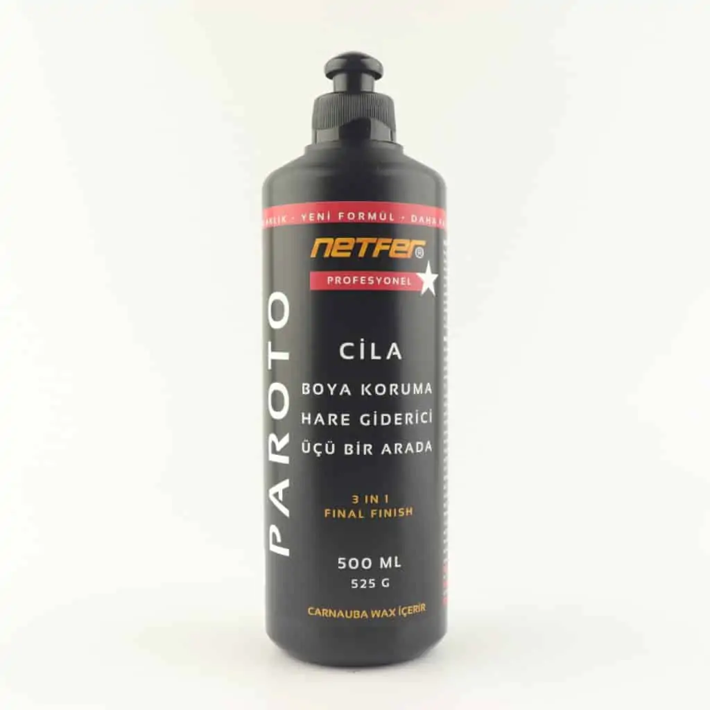 Netfer 2'li Orta Araç Pasta Cila Set - 2x500 mL 6 Netfer Paroto en iyi oto cilası