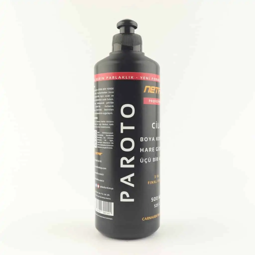 Netfer 4'lü Oto Pasta Cila Seti - 4x500 mL 10 Netfer Paroto vernik besleyici oto cilası