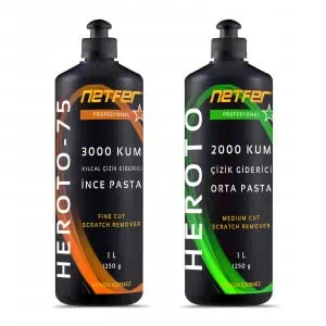 Netfer 2’li İnce Orta Çizik Alıcı Seti – 2×1 L