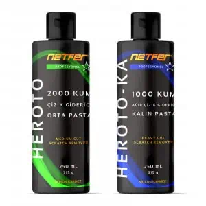 Netfer 2'li Orta Kalın Kolay Pasta Set - 2x250 mL 1 Netfer profesyonel çizik alıcı pastaları
