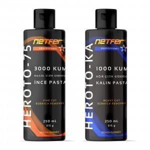 Netfer 2’li İnce Kalın Vernik Pastası Seti – 2×250 mL
