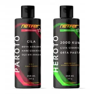 Netfer 2'li Orta Kesim Pasta Cila Set - 2x250 mL 1 Mükemmel pasta cila seti