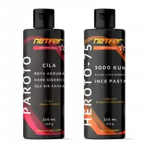 Netfer 2’li İnce Kesim Pasta Cila Set – 2×250 mL
