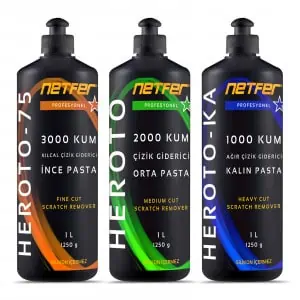 Netfer 3’lü Oto Pasta Seti – 3×1 L