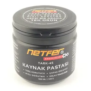 Netfer Tark-45 Gazaltı Kaynak Pastası - 500 mL 2 Netfer Tark-45 çapak önleyici kaynak pastası