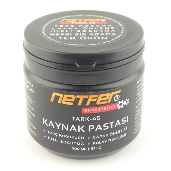 Netfer Tark-45 çapak önleyici kaynak pastası
