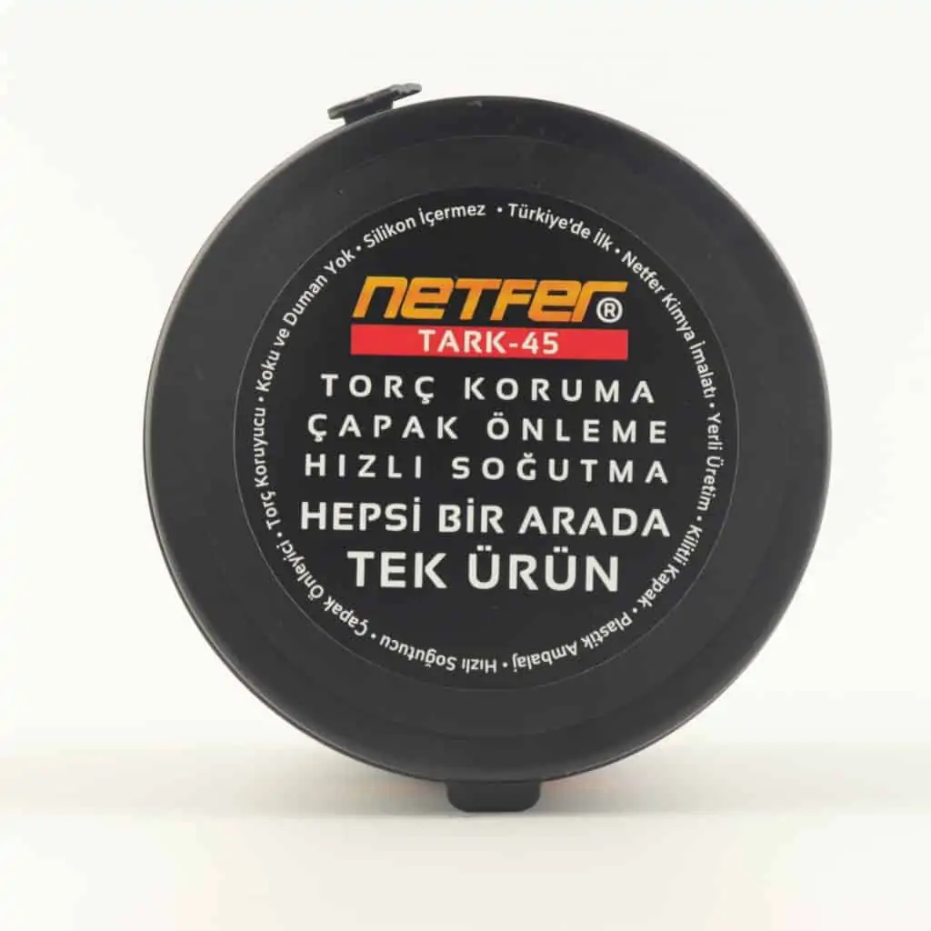 Netfer Tark-45 torç nozul koruyucu gazaltı kaynak pastası Netfer Tark-45 torç nozul koruyucu gazaltı kaynak pastası